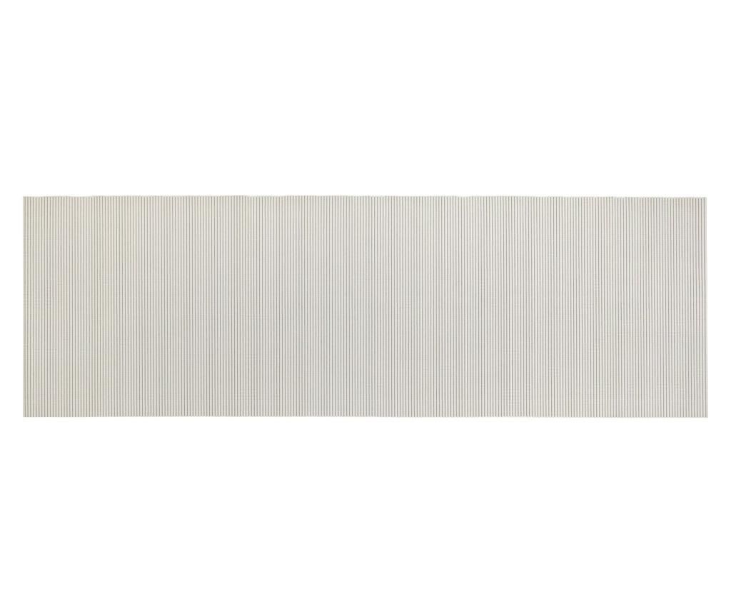 Covoras de baie Wenko, Soft Foam Beige, plastic, 200x65x1 cm - Wenko, Crem