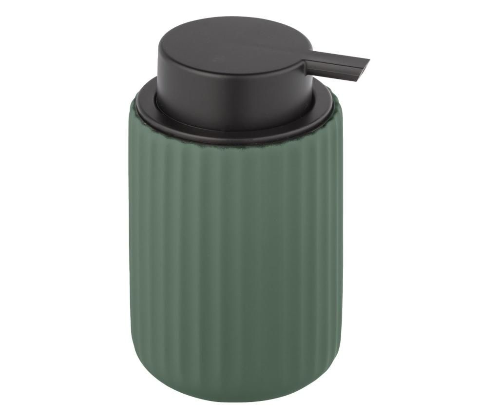 Dispenser pentru sapun lichid Wenko, Belluno, ceramica, 400 ml - Wenko, Verde