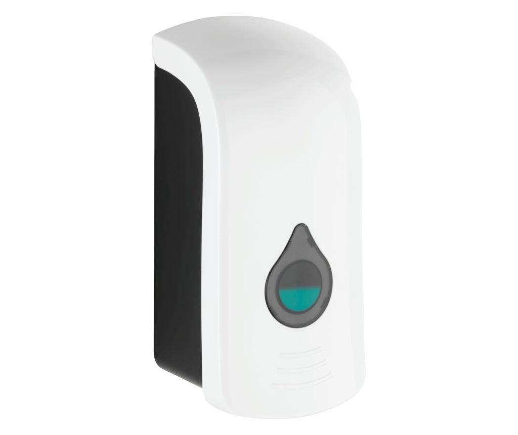 Dispenser pentru sapun lichid Wenko, Ranera, plastic, 740 ml, alb/negru – Wenko, Alb vivre.ro imagine 2022