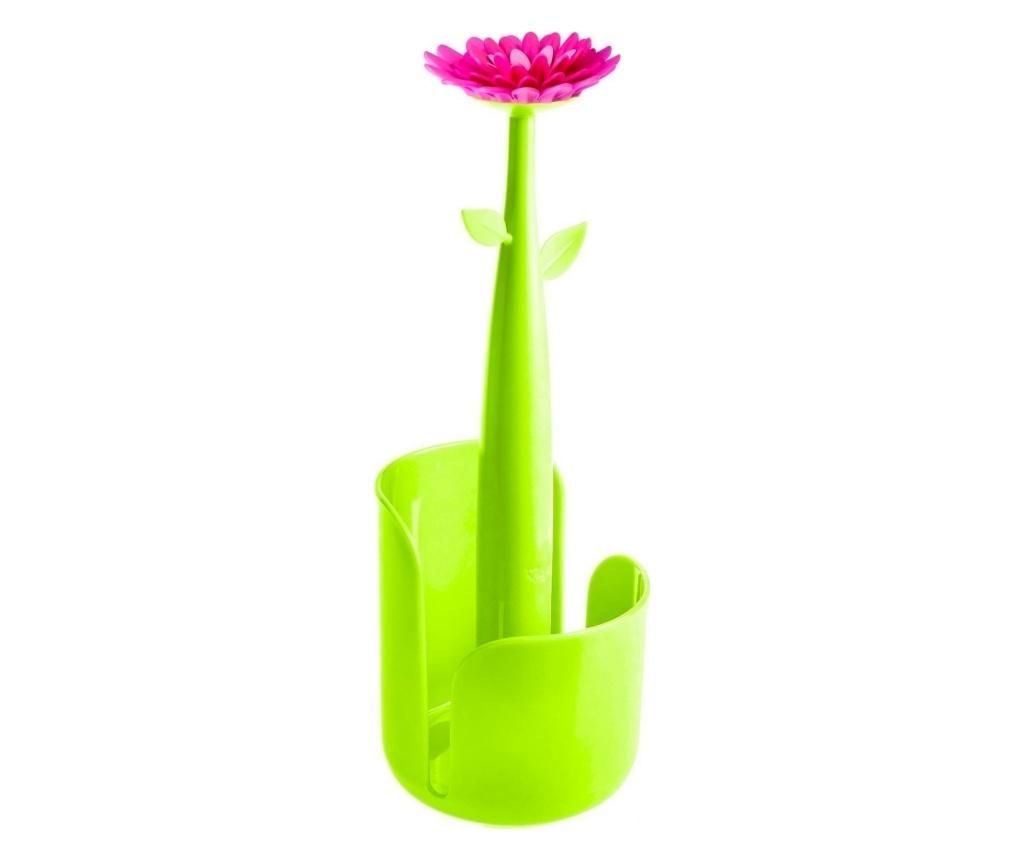 Suport pentru rola de sevetele Flower Power - Vigar, Verde - 2 | YEO