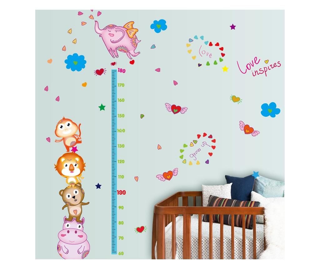 Sticker decorativ, Masuratoare cu animalute, 176 cm, 86STK - BV