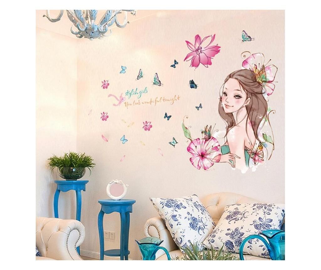 Sticker decorativ, Stylish girls 118 cm, 155STK - BV