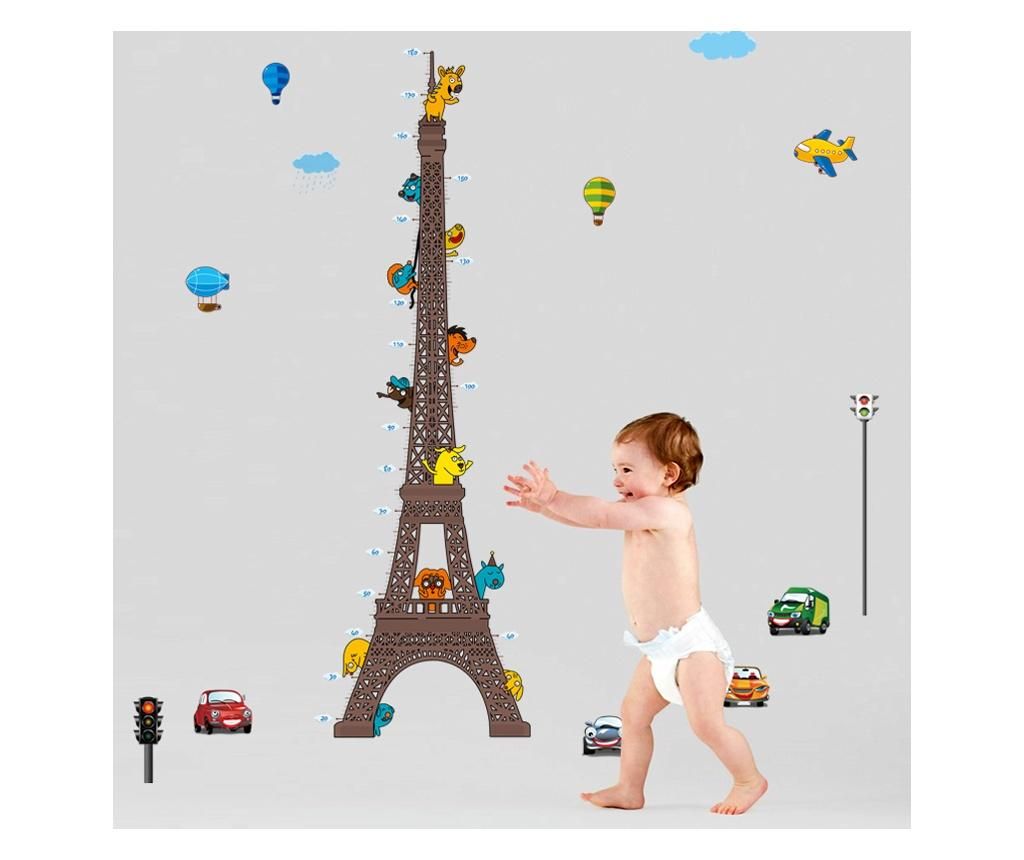 Sticker decorativ, masuratoare turnul Eiffel 210 cm, 120STK - BV