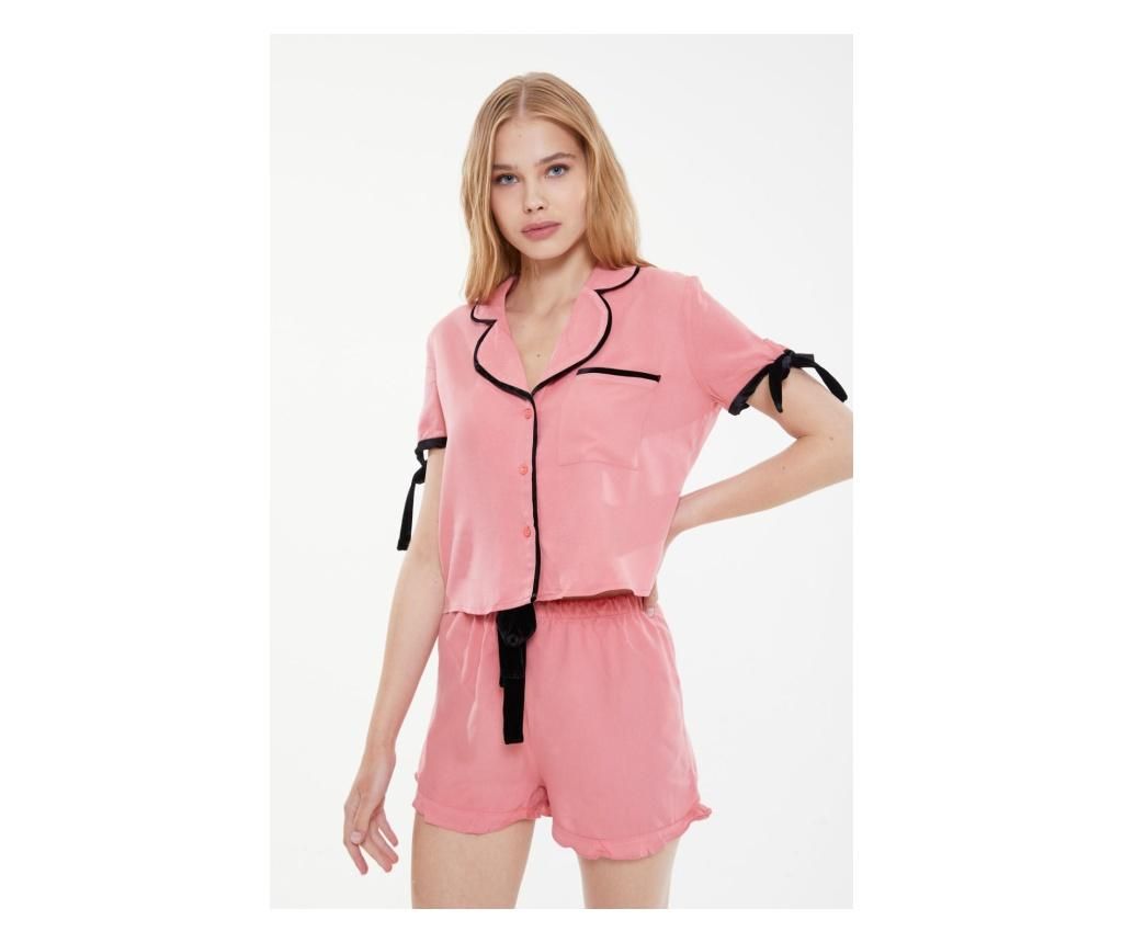 Pijama dama Anita S, Trendyol, viscoza, roz – Trendyol, Roz