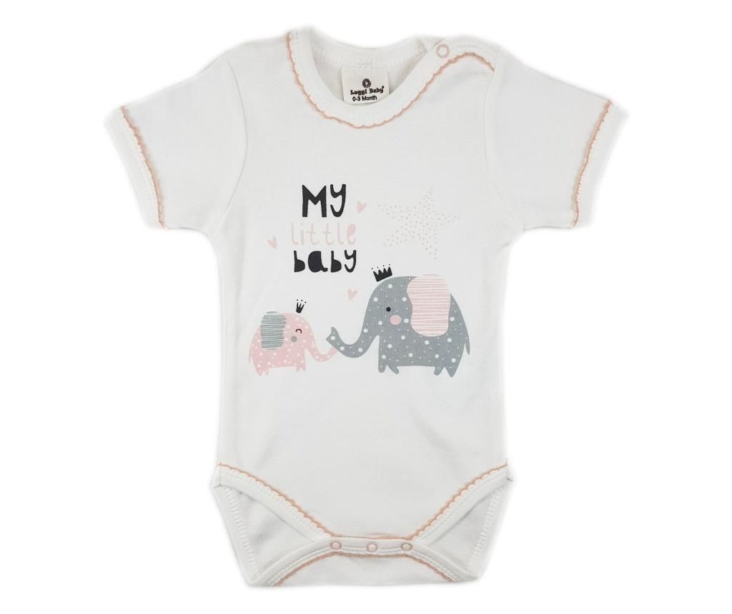 Body pentru copii Luggi Baby 0-3 luni – Luggi Baby, Alb Luggi Baby