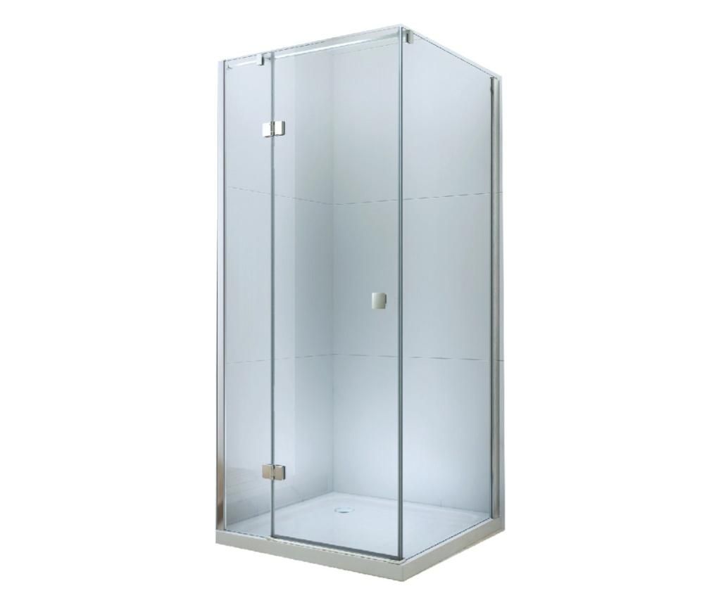 Cabina de dus Optima Chevalier , 90x90x195 , 6mm , sticla securizata, montaj stanga - Optima