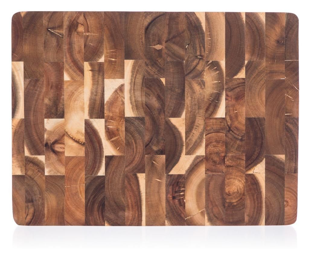 Tocator Banquet, Brilliante, lemn de bambus, 40x30x3 cm - Banquet, Maro