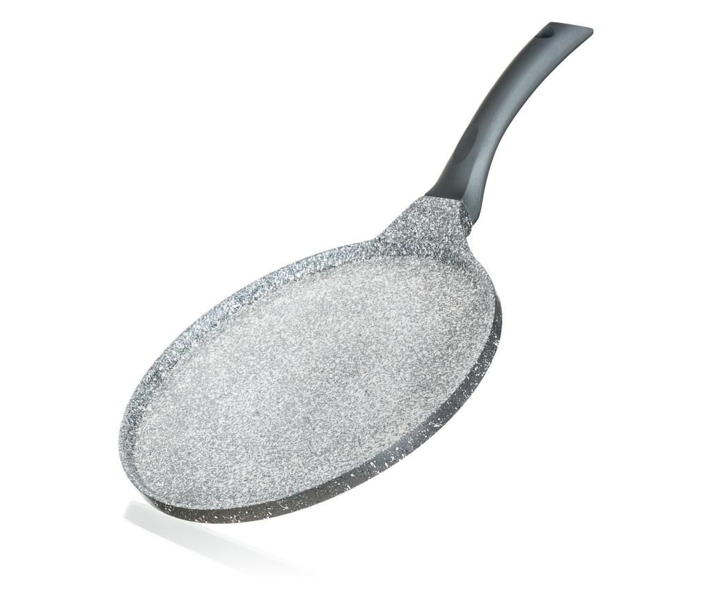 Tigaie pentru clatite Banquet, Granite Grey, aluminiuMaterial manere: plastic, gri, 26x26x4 cm – Banquet, Gri & Argintiu Banquet