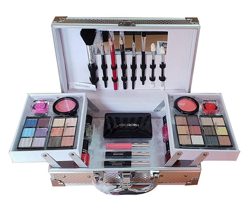 Trusa Machiaj + Geanta depozitare cosmetice Magic Color Makeup Kit New Collection - Magic Color