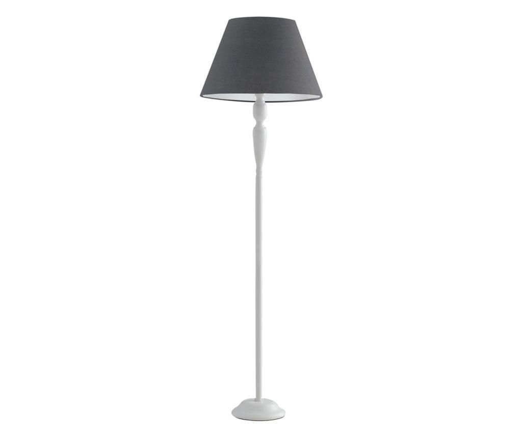 Lampadar Favola, Luce Ambiente Design, metal, N/A, max. 60 W, E27, alb/gri, 45x45x155 cm – FAVOLA, Gri & Argintiu FAVOLA