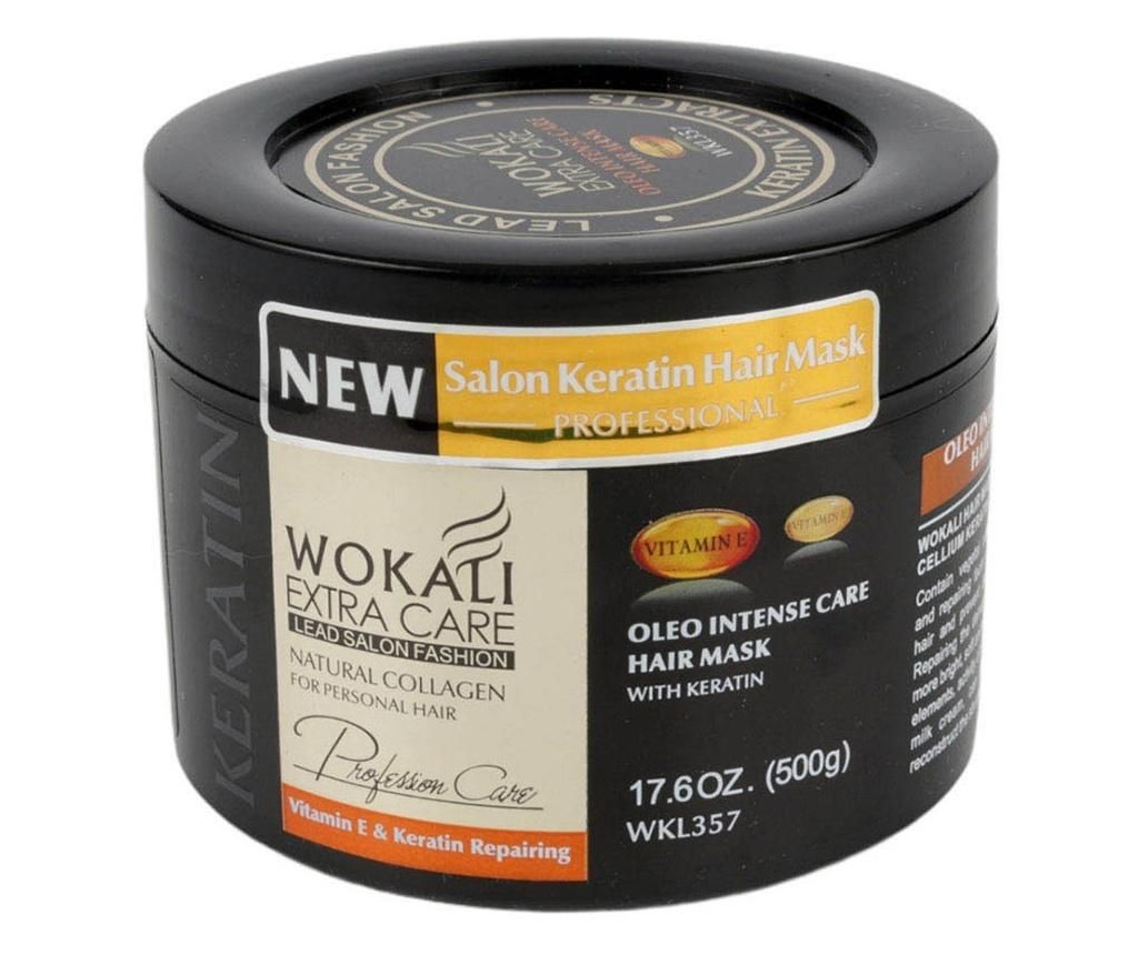 Masca de par Wokali Extra Care Salon Cu Keratina, Colagen si Vitamina E - Wokali