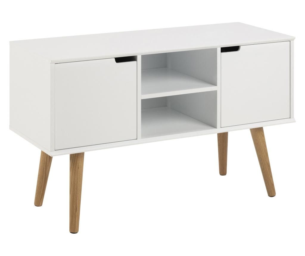 Comoda TV Actona, Mitra, MDF, 96x38x62 cm - actona, Alb