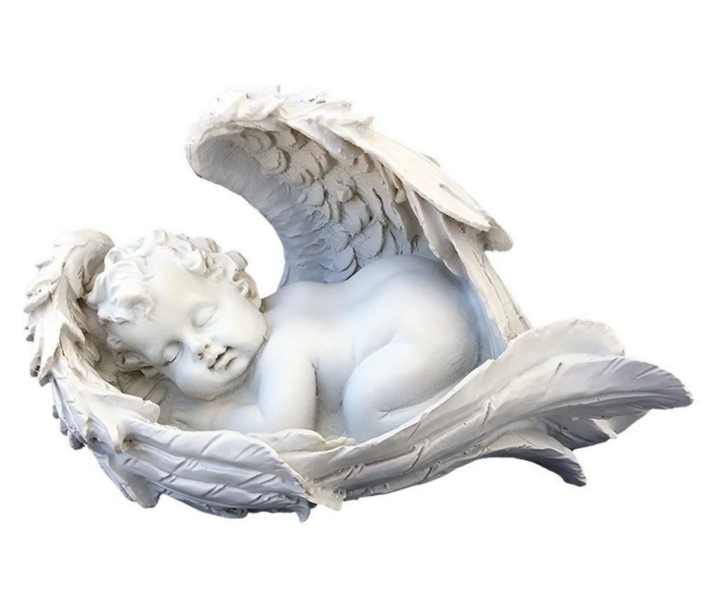 Statueta, reprezentand un inger dormind pe aripi, 20 cm, 1240G - BV