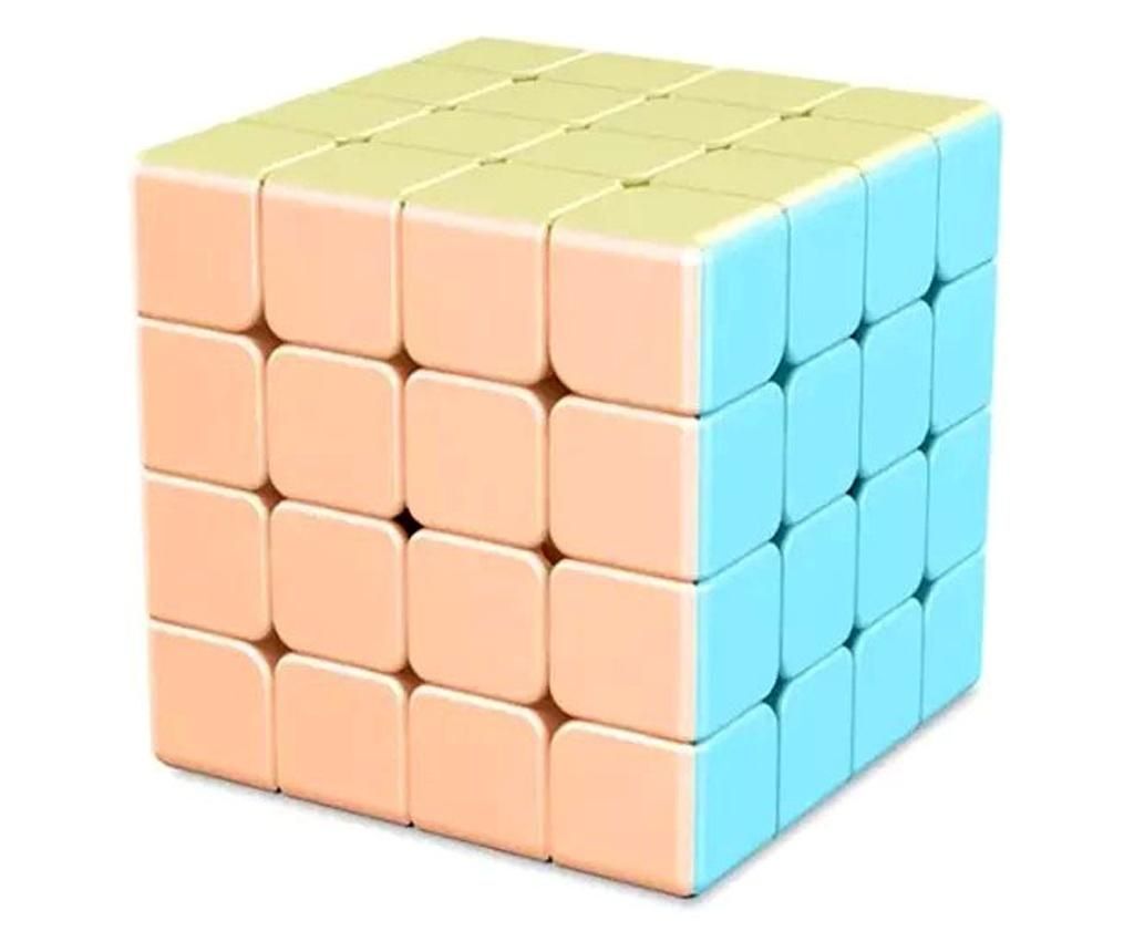 Cub Rubik 4x4x4 Moyu MoFang Meilong, Stickerless macaron, 247CUB - BV