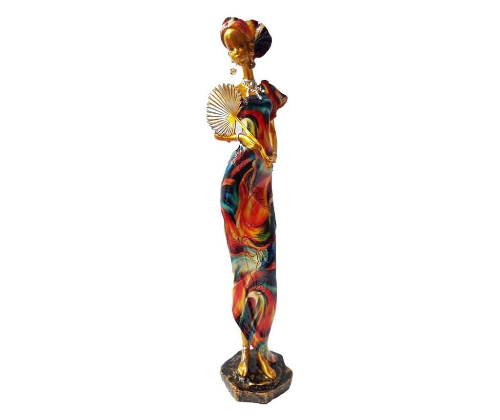 Statueta, Africana, Multicolor, 40 cm, QR7556 - BV