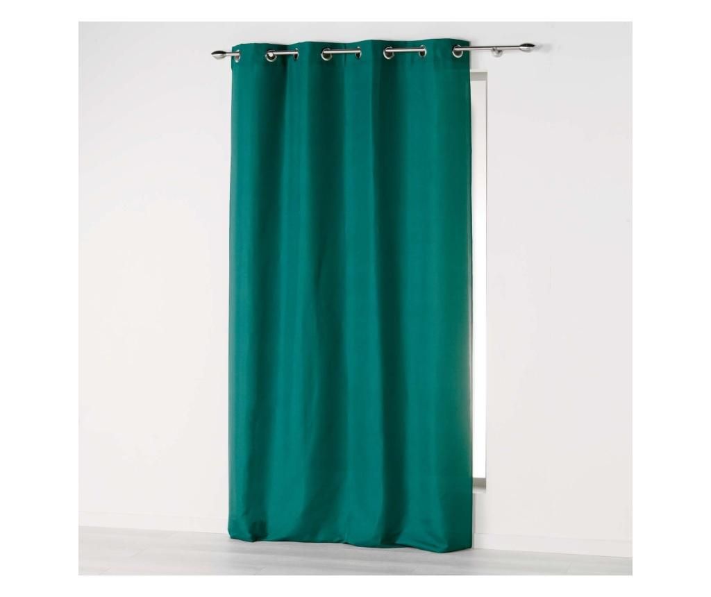 Draperie Douceur D’intérieur, Juillet, poliester, 140×260 cm, verde smarald – douceur d’intérieur, Verde douceur d'intérieur