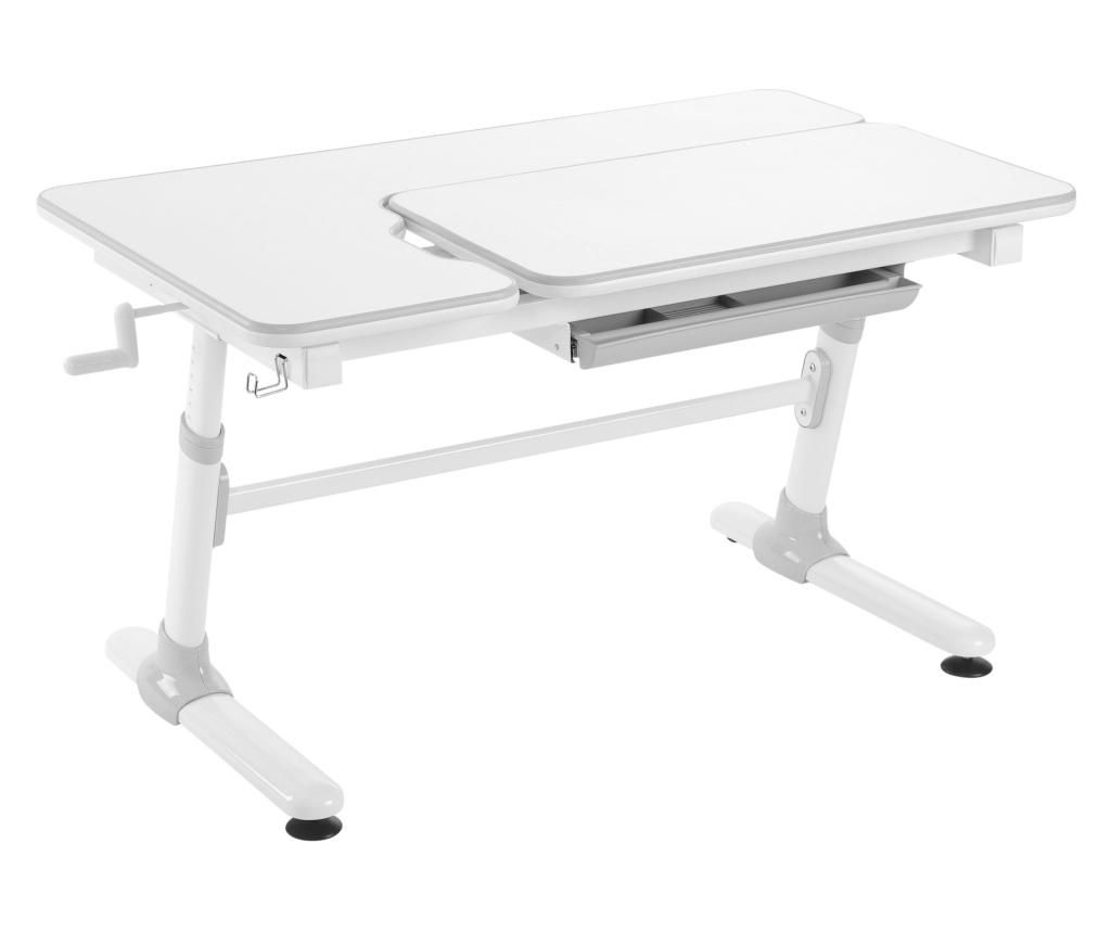 Birou IT ergonomic Sit-Stand (sezut-in picioare), E505, Gri - ErgoK