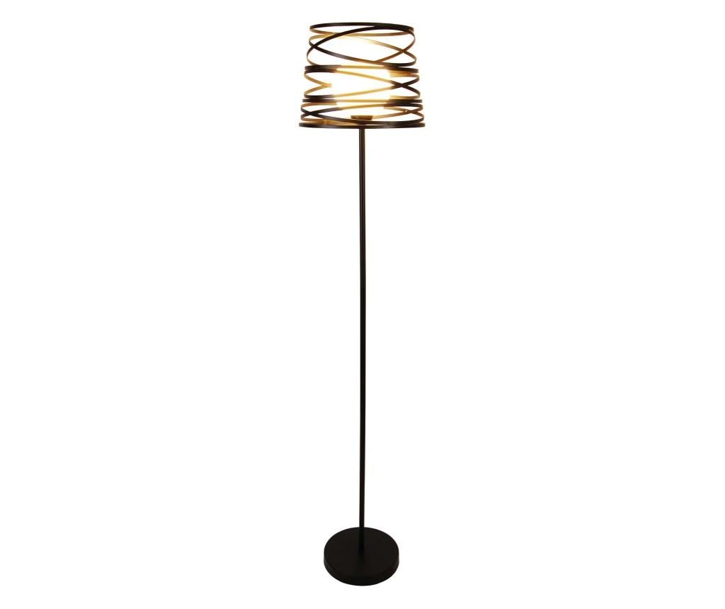 Lampadar Ledea, Akita Black, metal, traditional , max. 40W W, E27, 25x25x150 cm - LEDEA, Negru