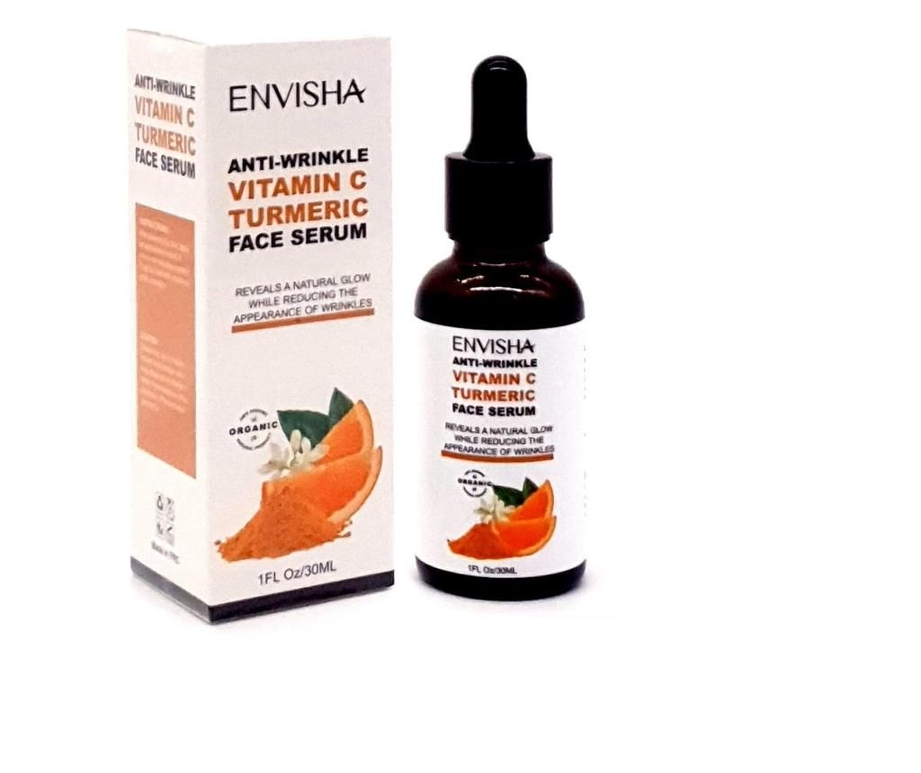 Ser facial antirid, Vitamina C, Turmeric, Colagen, Organic, Envisha Sevich, 30ml - Sevich