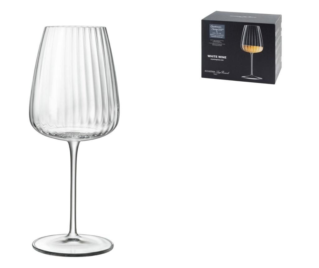 Set 6 pahare pentru vin Bormioli Luigi , Speakeas, sticla de cristal, ⌀8.5 cm, transparent, 550 ml – BORMIOLI LUIGI , Alb BORMIOLI LUIGI imagine reduceri 2022