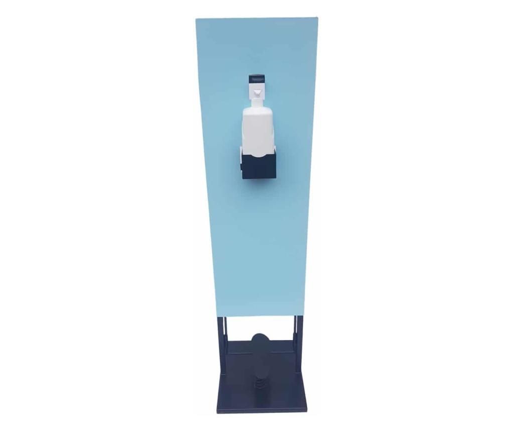 Dispenser de dezinfectant din metal, cu pedala 1L albastru - Igienshop