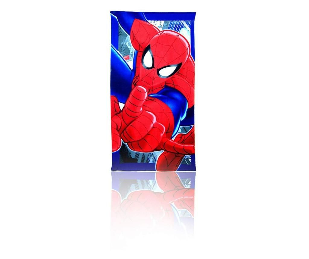 Prosop de baie pentru copii Spiderman, bumbac, 140x70x2 cm - Spiderman, Multicolor