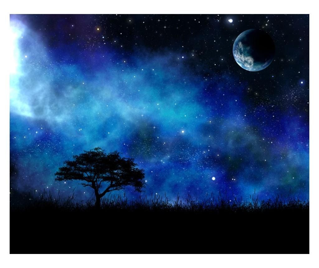 Fototapet autocolant Univers9 Pom printre stele, 220 x 135 cm - MEDIA
