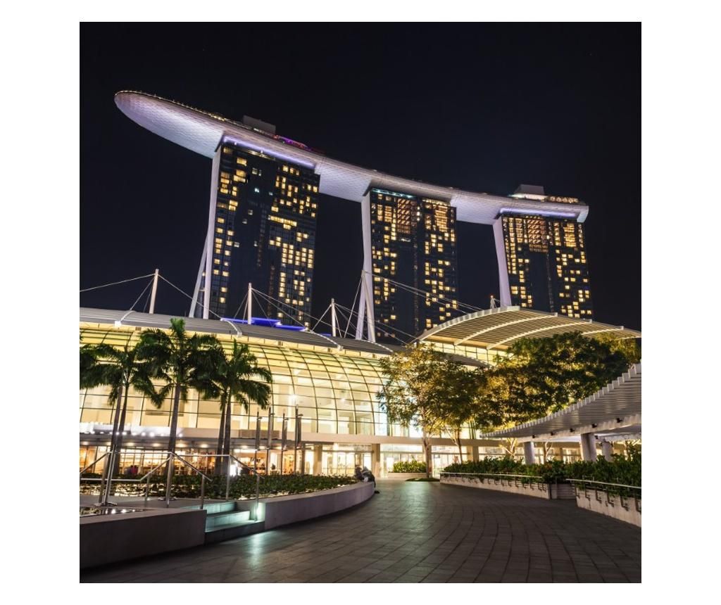 Fototapet autocolant City70 Marina Bay Sands Singapore, 220 x 135 cm - MEDIA