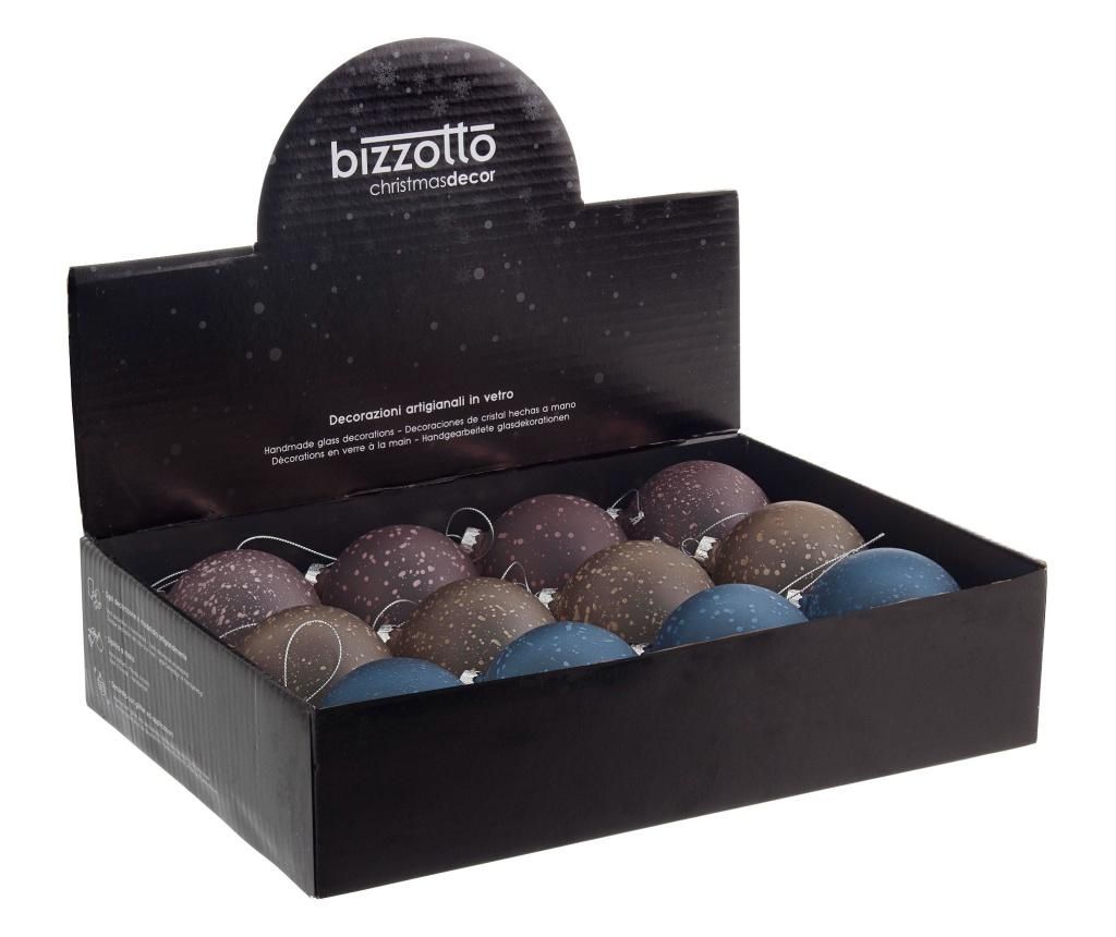 Set 12 globuri decorative de Craciun Winter dream – Bizzotto, Multicolor Bizzotto imagine reduceri 2022
