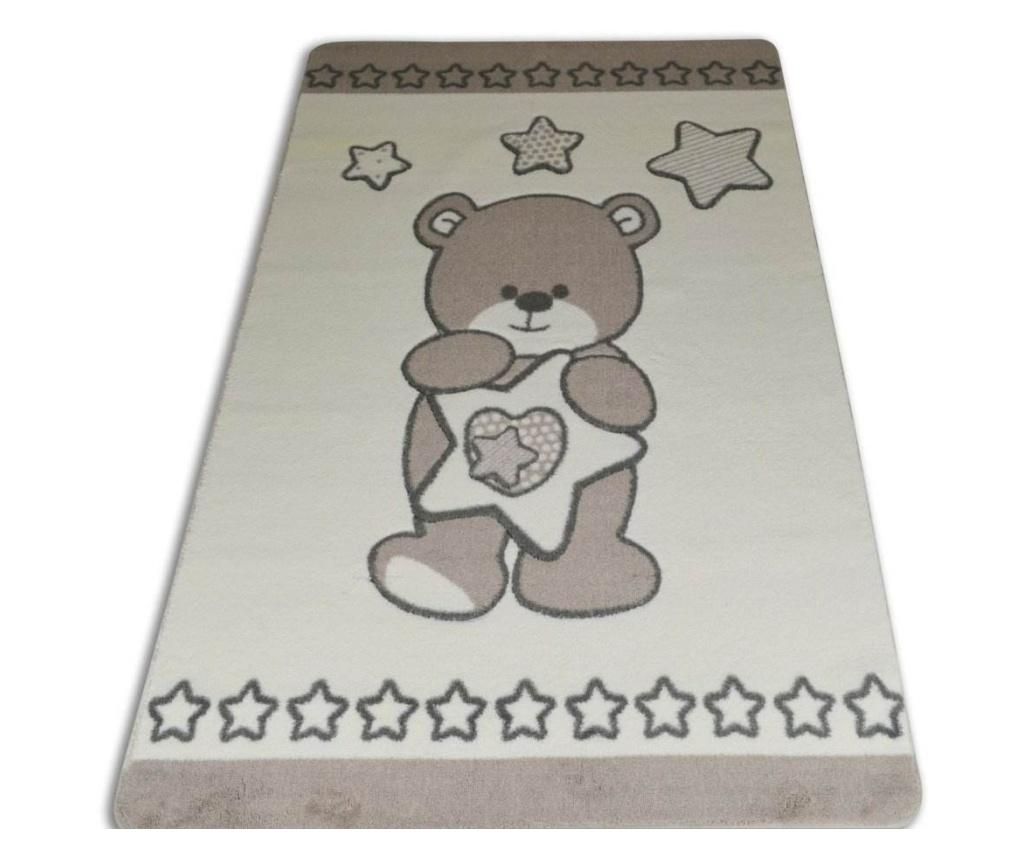 Covor copii Baby Set Star Bear Gri 120 x 180 cm - Confetti