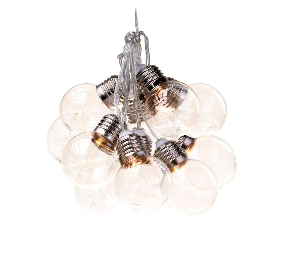Ghirlanda luminoasa Decoking, Ruffi, plastic, max. 4 W, galben, 5x5x185 cm – DecoKing, Galben & Auriu DecoKing imagine 2022