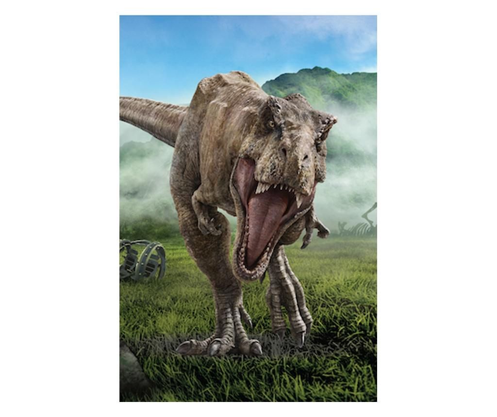 Patura Jurassic World, Jurassic World, poliester, 100×150 cm, multicolor – Jurassic World, Multicolor Jurassic World