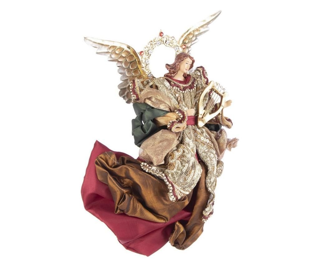 Figurina Inger din polirasina si textil Baroque 23x11x28 cm - Bizzotto