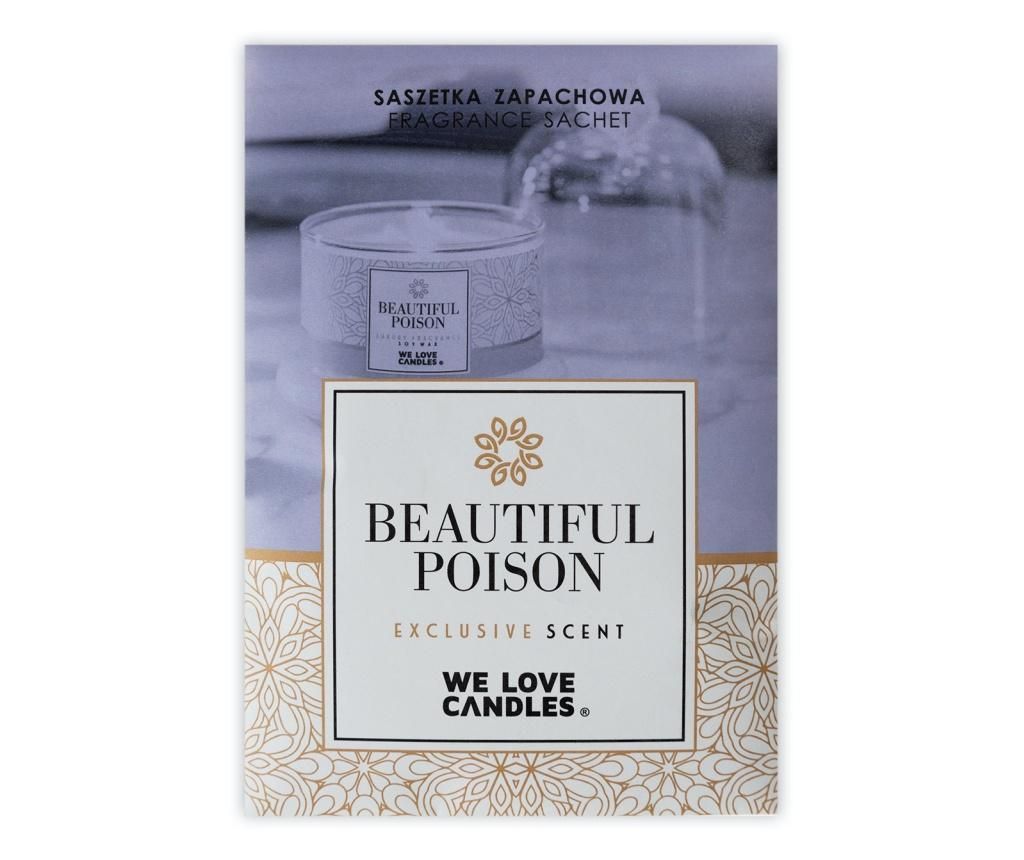 Saculet parfumat We Love Candles, Beautiful Poison, 18x12x1 cm – We Love Candles, Mov vivre.ro imagine 2022