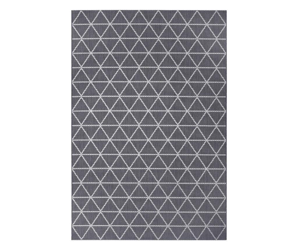 Covor modern & geometric flat, gri Flat 80×150 cm – White Label vivre.ro imagine 2022