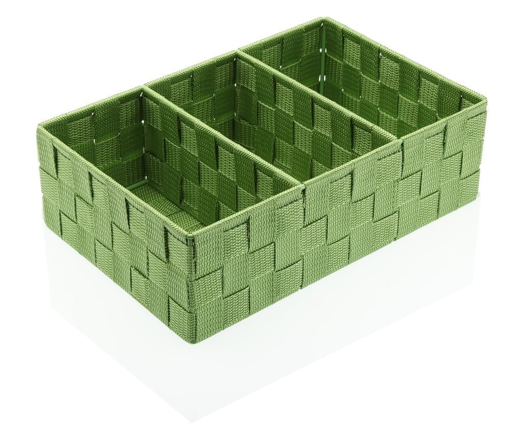 Organizator pentru sertare Versa, 32x21x10 cm – Versa, Verde Versa