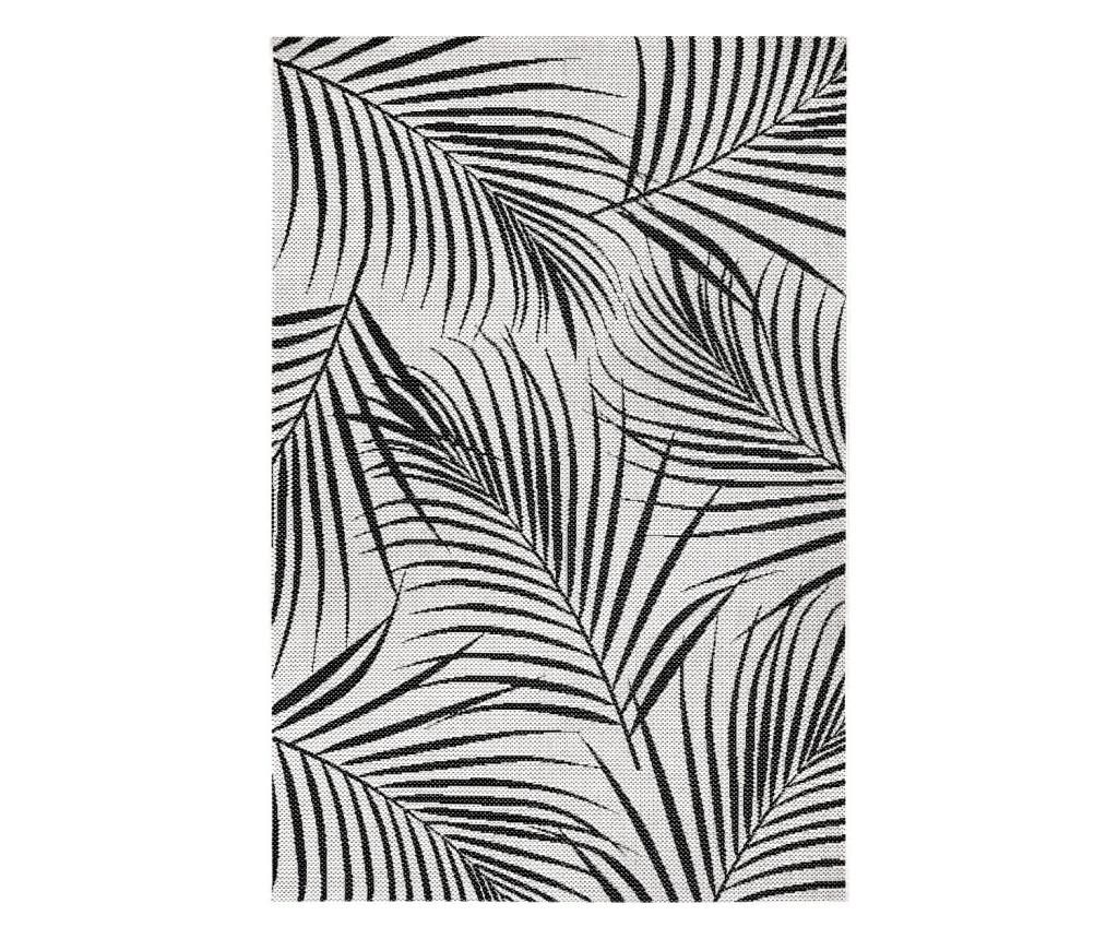 Covor modern & geometric flat, crem/negru Flat 120×170 cm – White Label vivre.ro imagine 2022