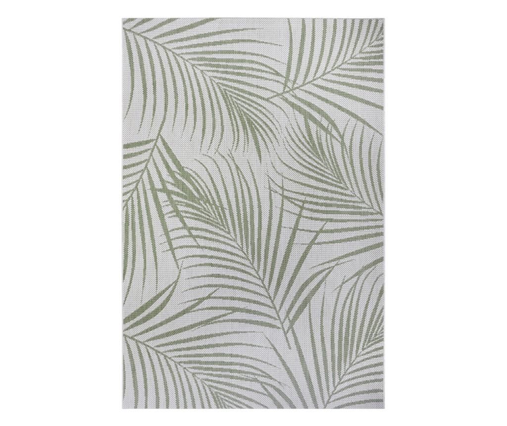 Covor modern & geometric flat, crem/verde Flat 160×230 cm – White Label, Verde vivre.ro imagine 2022