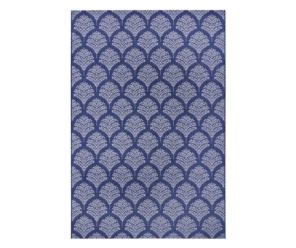 Covor modern & geometric flat, albastru/crem Flat 160×230 cm – White Label vivre.ro imagine 2022