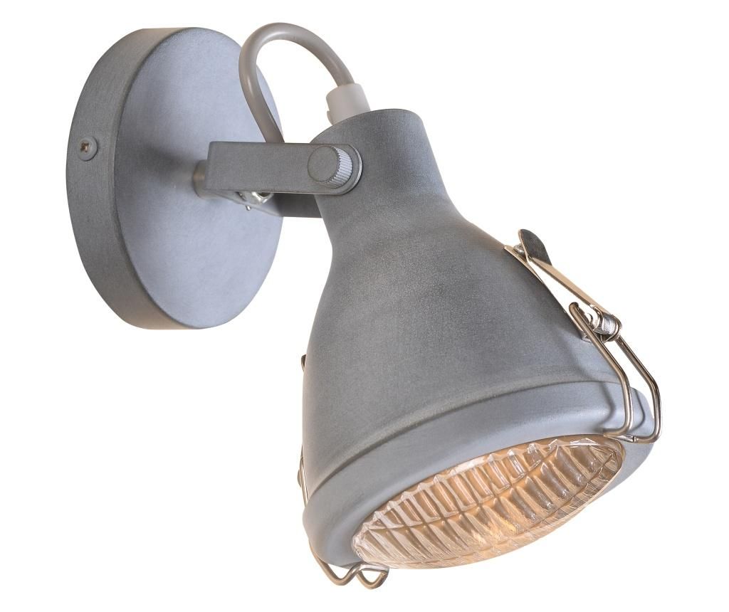 Aplica de perete Candellux Lighting, Crodo, baza de otel, traditional , max. 40W W, E14, 18x11x18 cm - Candellux Lighting, Gri & Argintiu