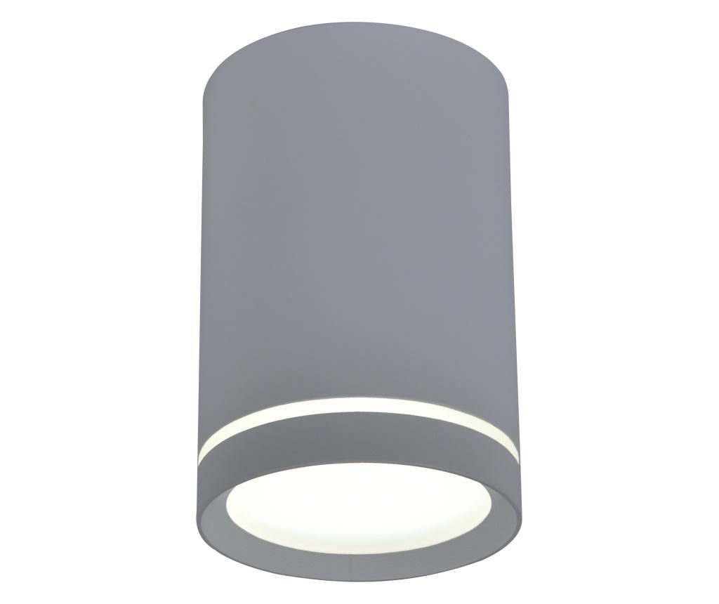 Plafoniera Candellux Lighting, Tube, aluminiu, LED, max. 15W W, GU10, 10x7x9 cm - Candellux Lighting, Gri & Argintiu