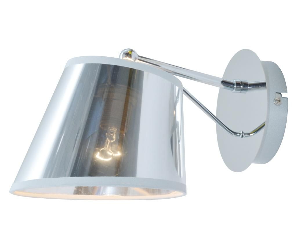 Aplica de perete Candellux Lighting, Cortez, otel, 15x25x15 cm - Candellux Lighting, Gri & Argintiu