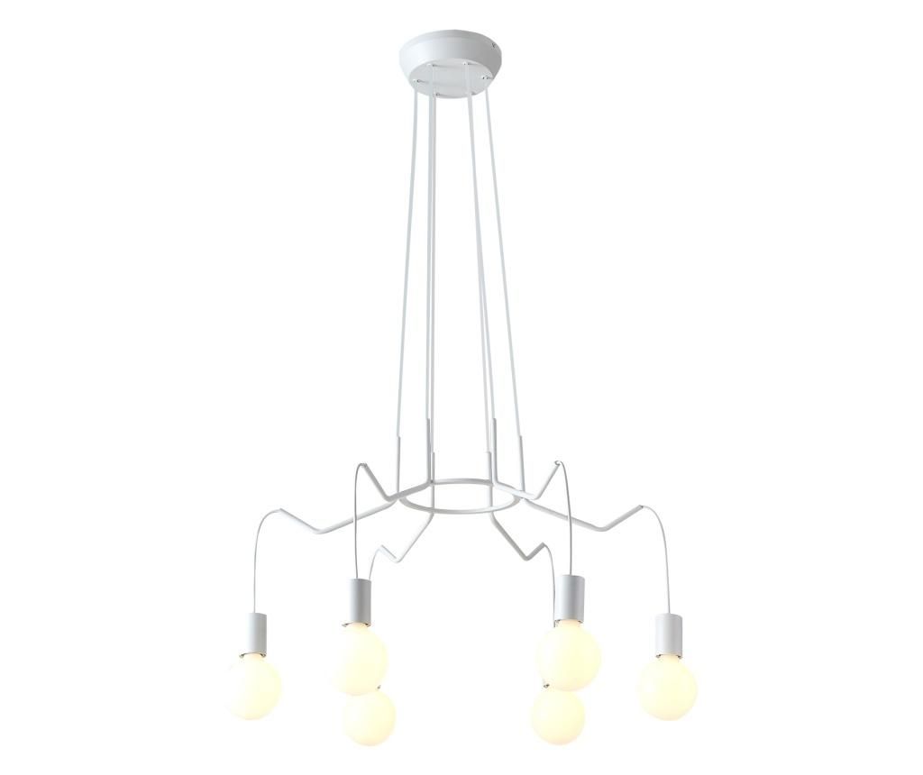 Lustra Candellux Lighting, Basso, metal, traditional , max. 40 W, E27, 71x71x100 cm - Candellux Lighting, Alb
