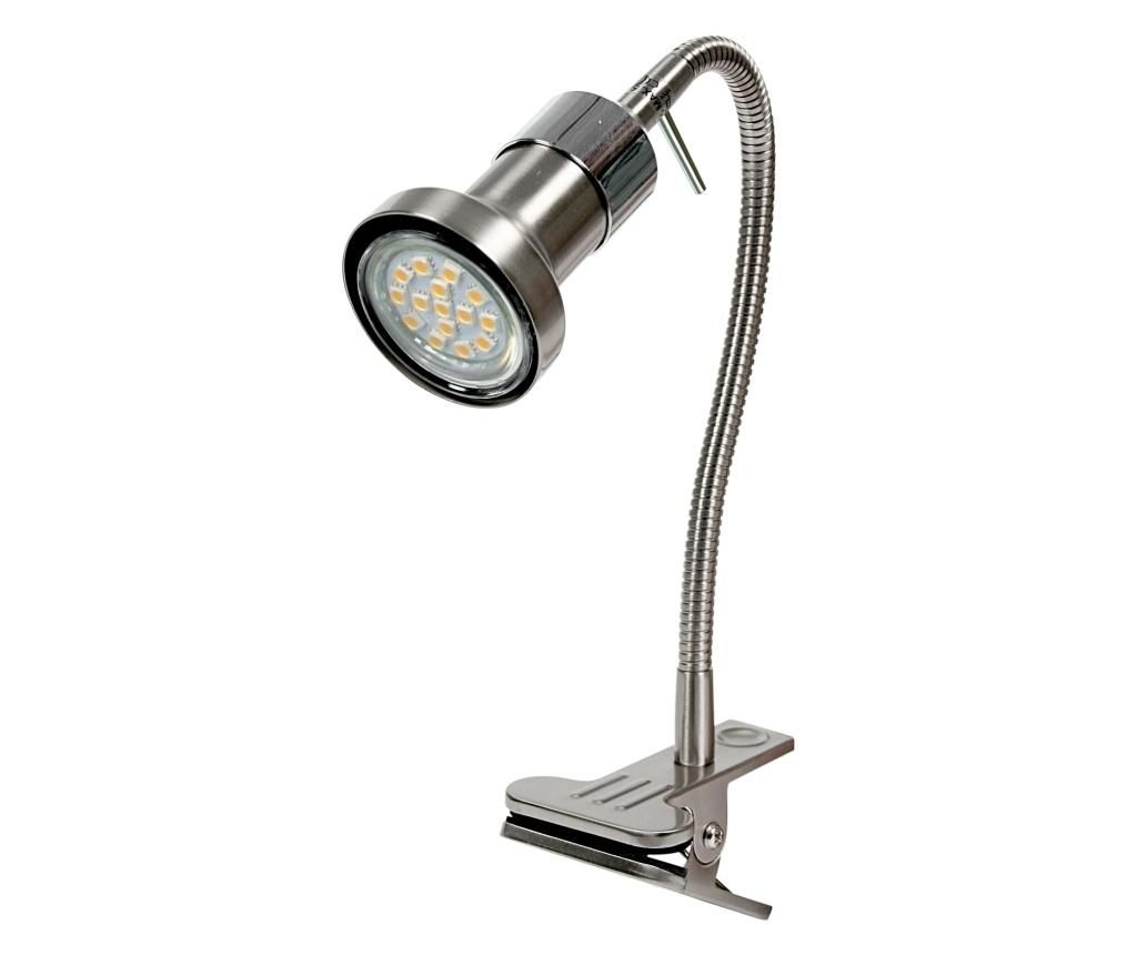 Lampa de masa Candellux Lighting, Arkon, metal, LED, max. 50W W, GU10, 8x15x25 cm - Candellux Lighting, Gri & Argintiu