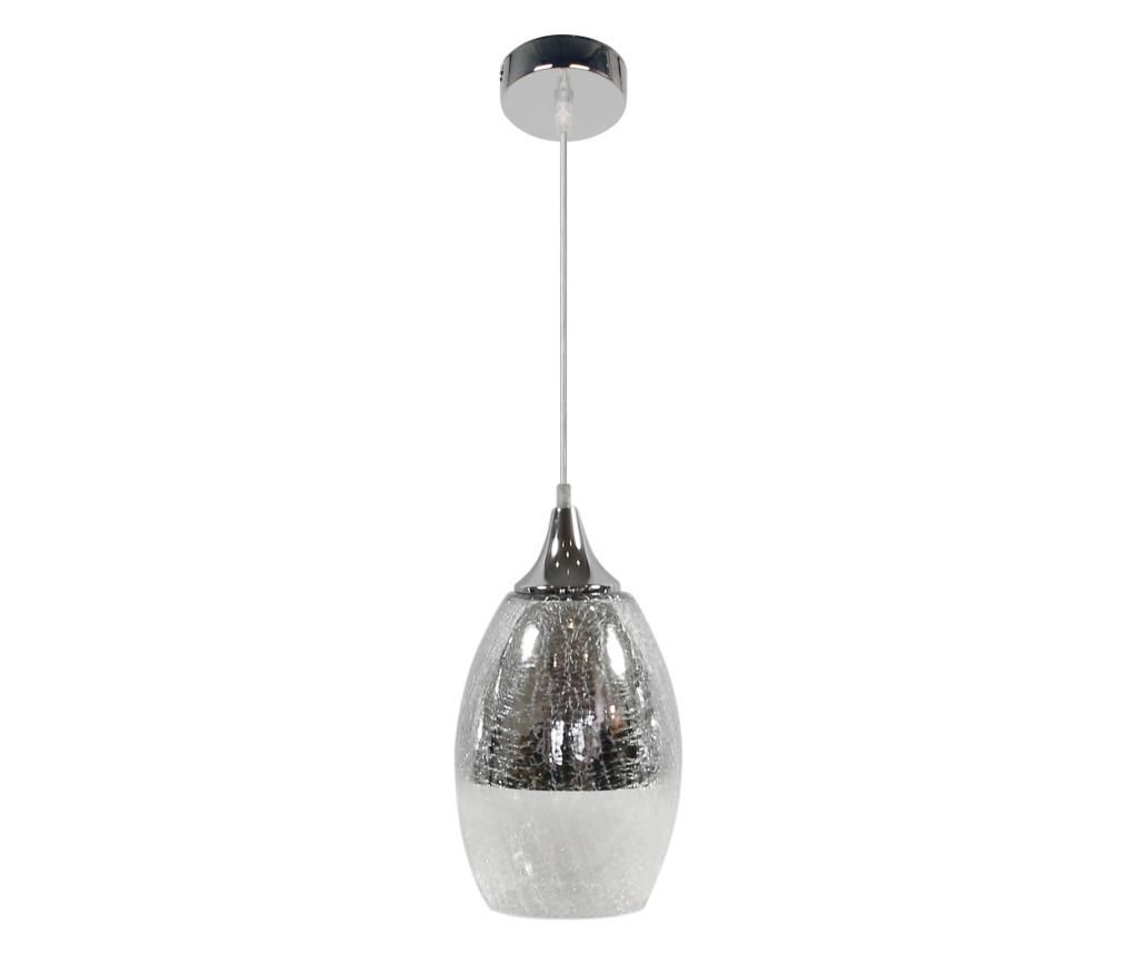 Lustra Candellux Lighting, Celia Silver, sticla, gri argintiu, 16x16x16 cm – Candellux Lighting, Gri & Argintiu Candellux Lighting imagine noua 2022