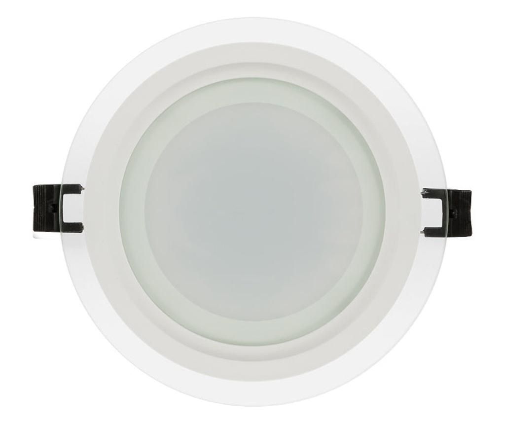 Panou LED cu sticla, incastrabil, rotund, 18W, SMD2835, lumina neutra, IP44 – leunion leunion imagine 2022