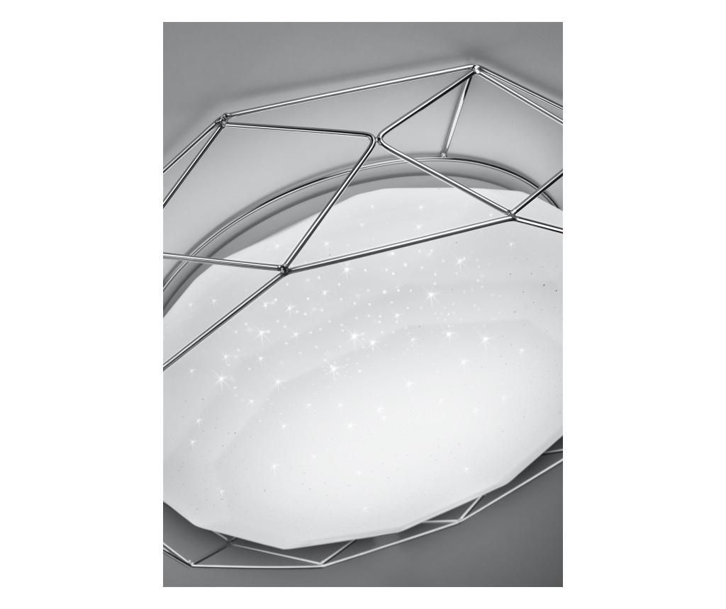Plafoniera Candellux Lighting, Sven Chrome, otel, gri argintiu, 43x43x8 cm - Candellux Lighting, Alb