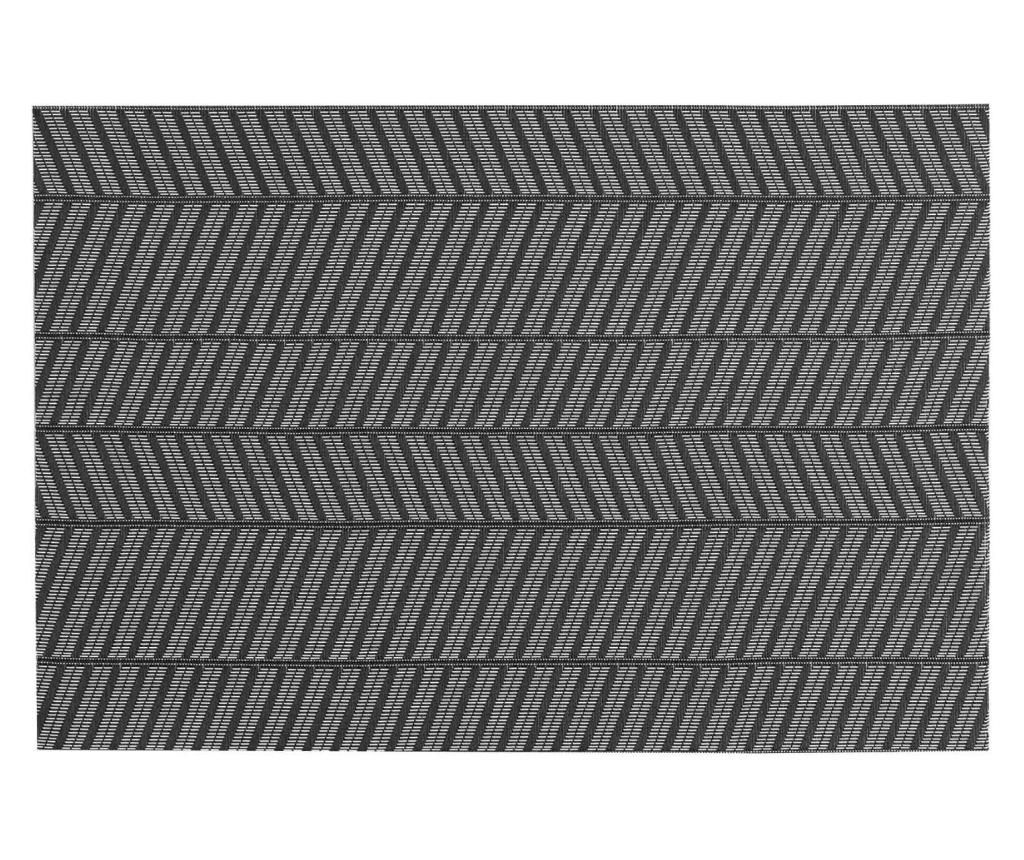 Suport farfurii 30×45 cm – Décorline, Negru Décorline