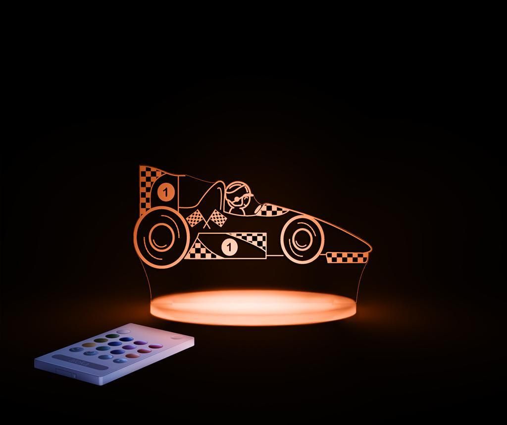 Lampa de veghe Race Car - Aloka, Alb Lampa de veghe Race Car - Aloka, Alb