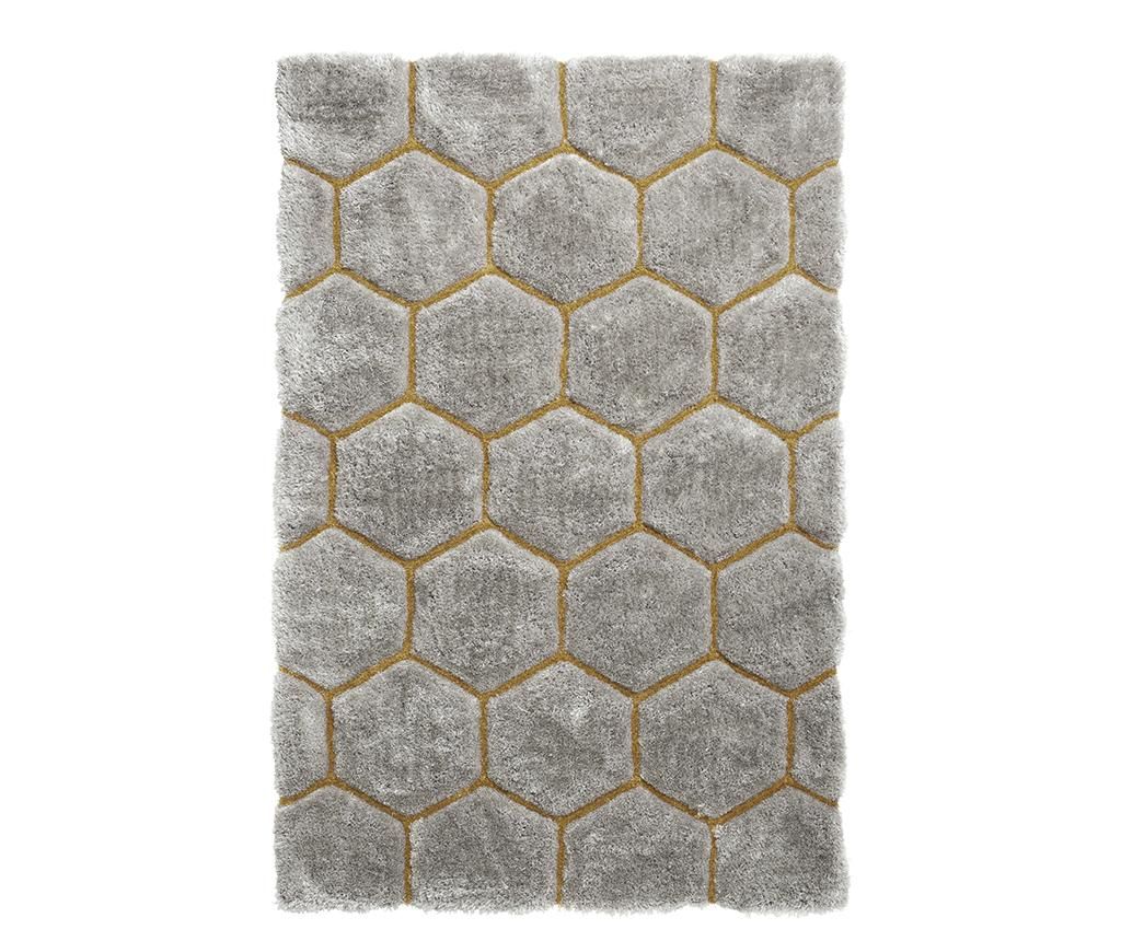 Covor Noble House Comb Grey Yellow 120x170 cm - Think Rugs, Gri & Argintiu Covor Noble House Comb Grey Yellow 120x170 cm - Think Rugs, Gri & Argintiu
